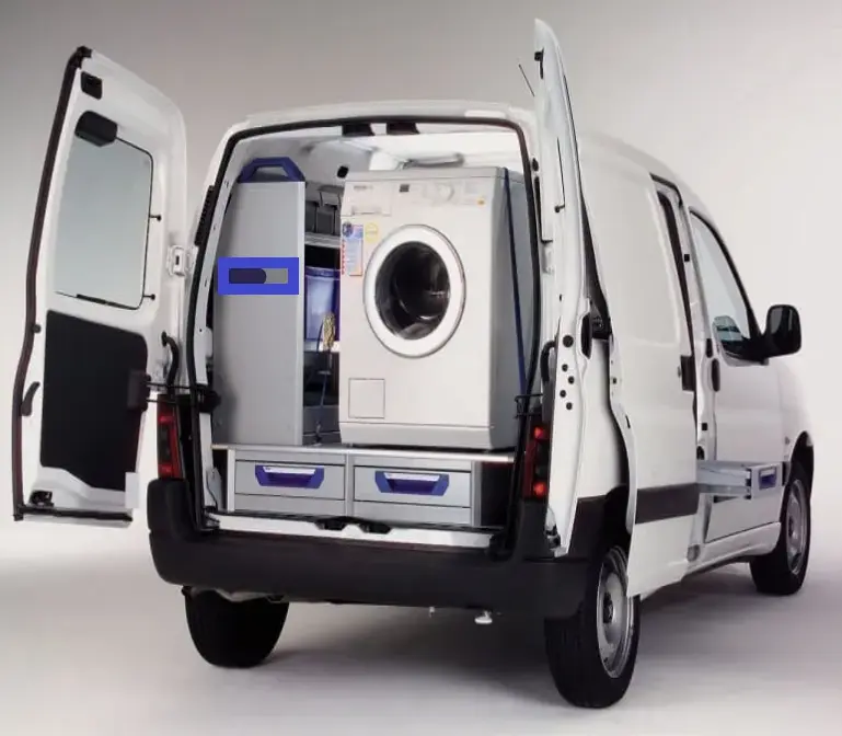 Furgón de servicio técnico de electrodomésticos a domicilio en Tenerife